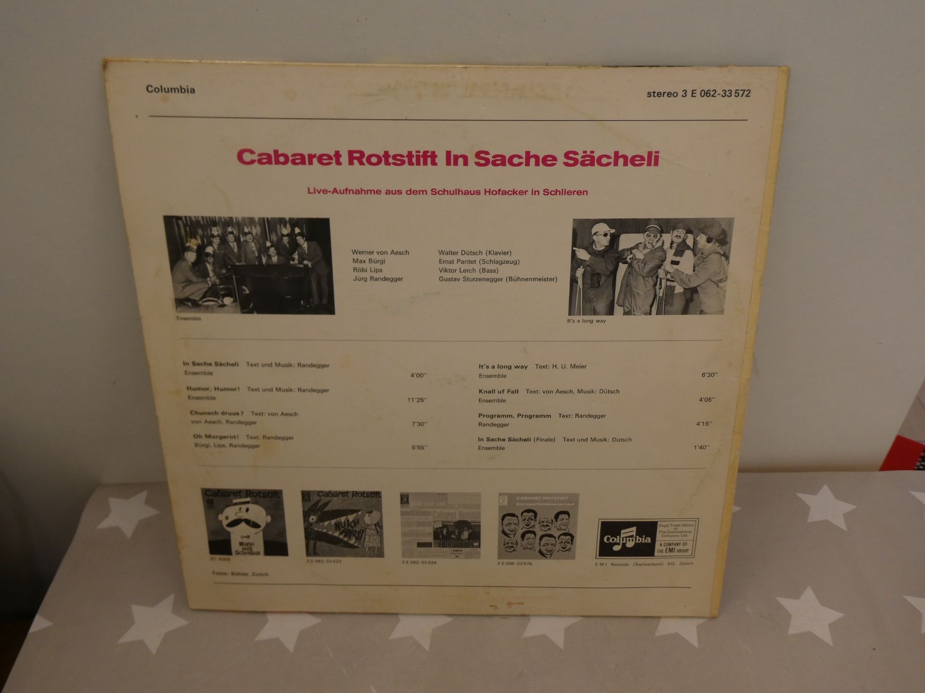 Dischi in vinile: LP: Cabaret Rotstift in Sache Sächeli – Usato da Rafz venduto da Powacaddy 1