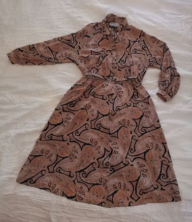 Hero Paris, Designer Seiden Kleid, vintage