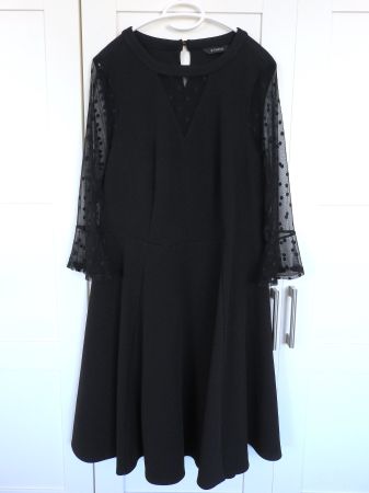 Cocktailkleid, Evans, Schwarz, Grösse 48