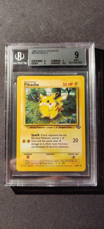 1999 Pikachu Jungle Bgs 9 Mit Subgrades Kaufen Auf Ricardo