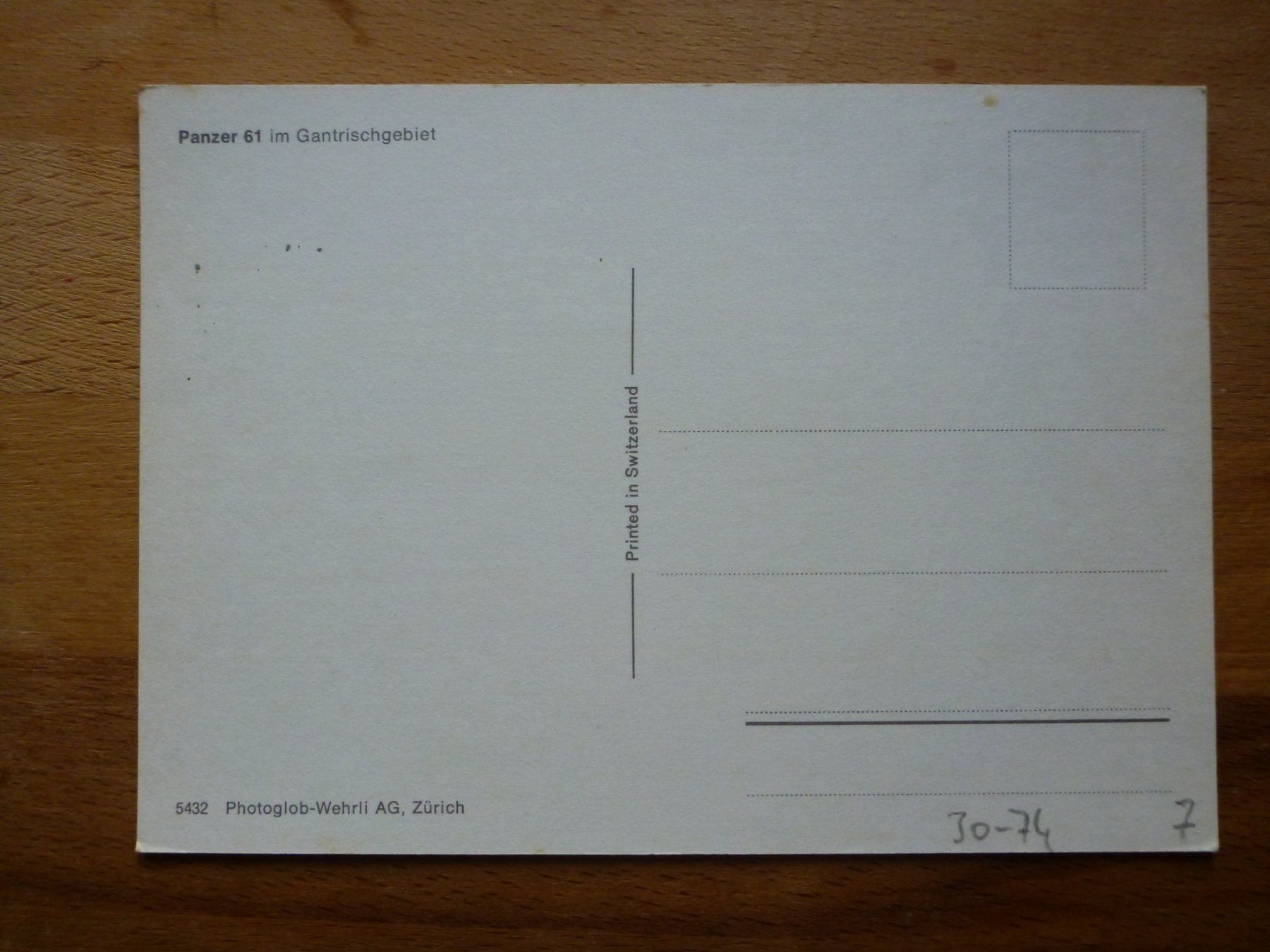 Cartoline postali: Panzer 61 – Usato da Eschen venduto da Nerger1918 1
