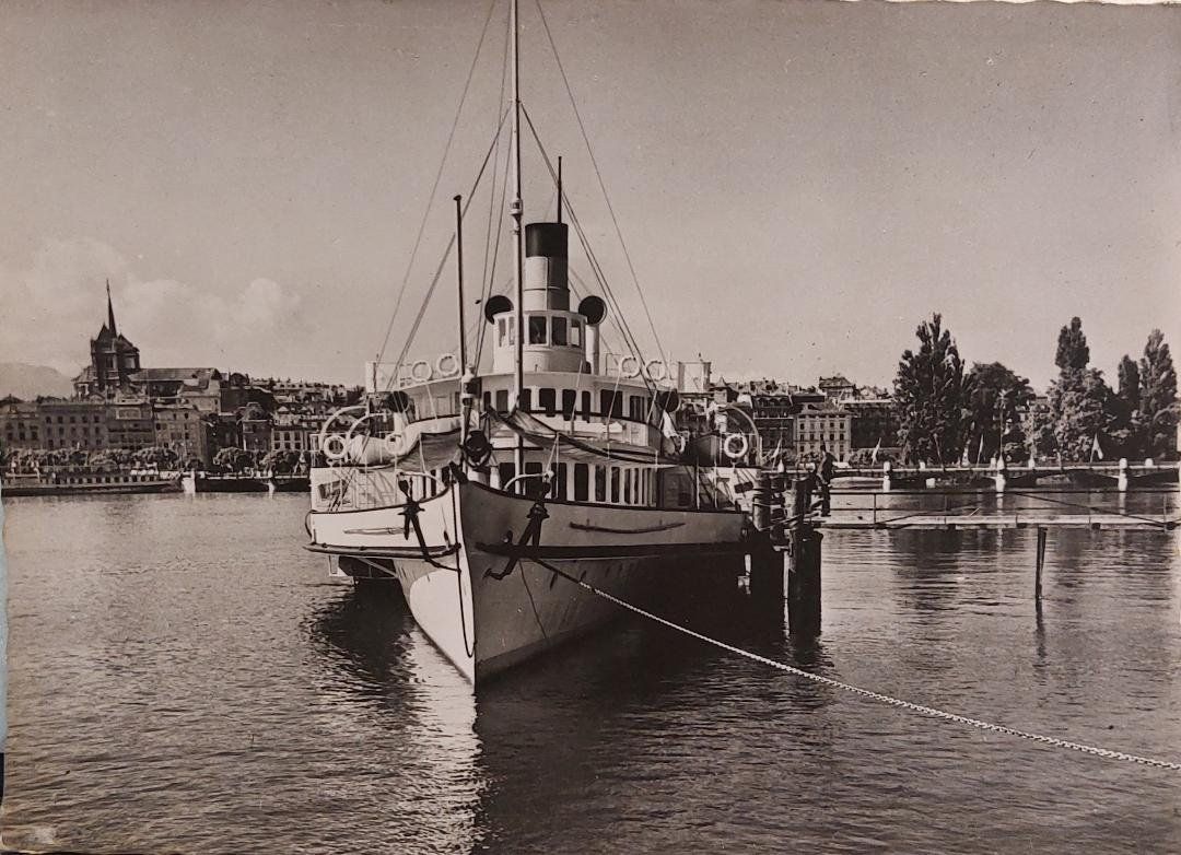Ansichtskarten: GENÈVE - Le Port – Gebraucht aus Delémont von Domdom1