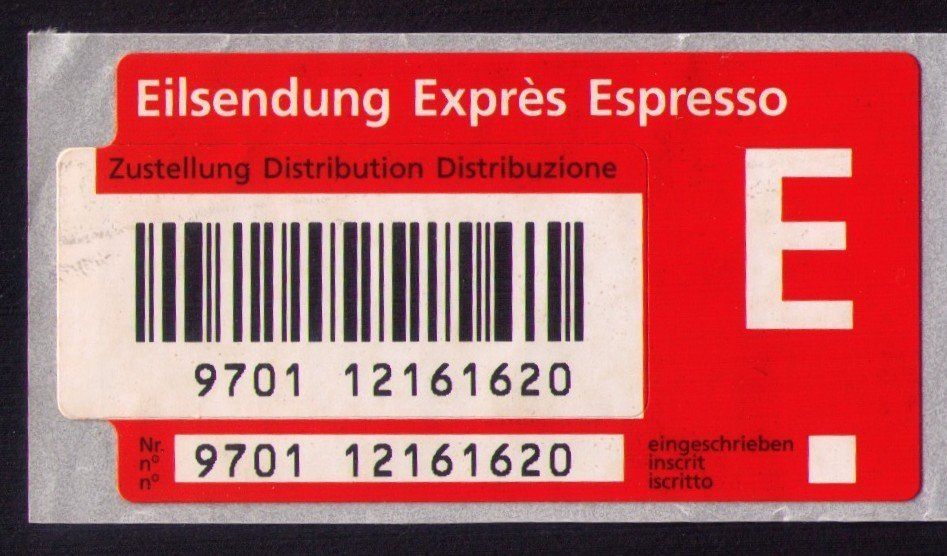 Tutti i francobolli: 1996_E2 BARCODE-EXPRESS-KLEBER +alle Beizettel ! ** – Nuovo (secondo la descrizione) da Marthalen venduto da Ch_quality 1
