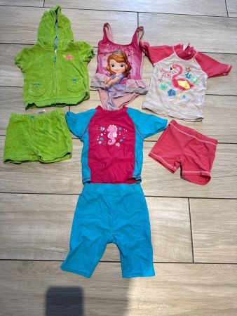 Sommerliches Bademode-Set für Mädchen, 86/92 & 92