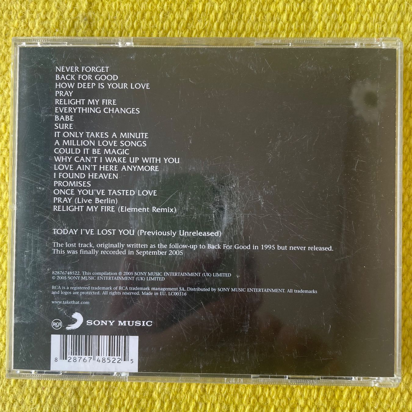 CD: TAKE THAT-ULTIMATE COLLECTION/NEVER FORGET – Usato da Rorschacherberg venduto da CD-Roli 1
