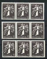 1939, Schweizerische Landesausstellung, SBK 45.– ** (4)