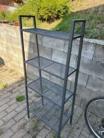 Metallregal grau mit 4 Ablagen 147 cm hoch guter Zustand