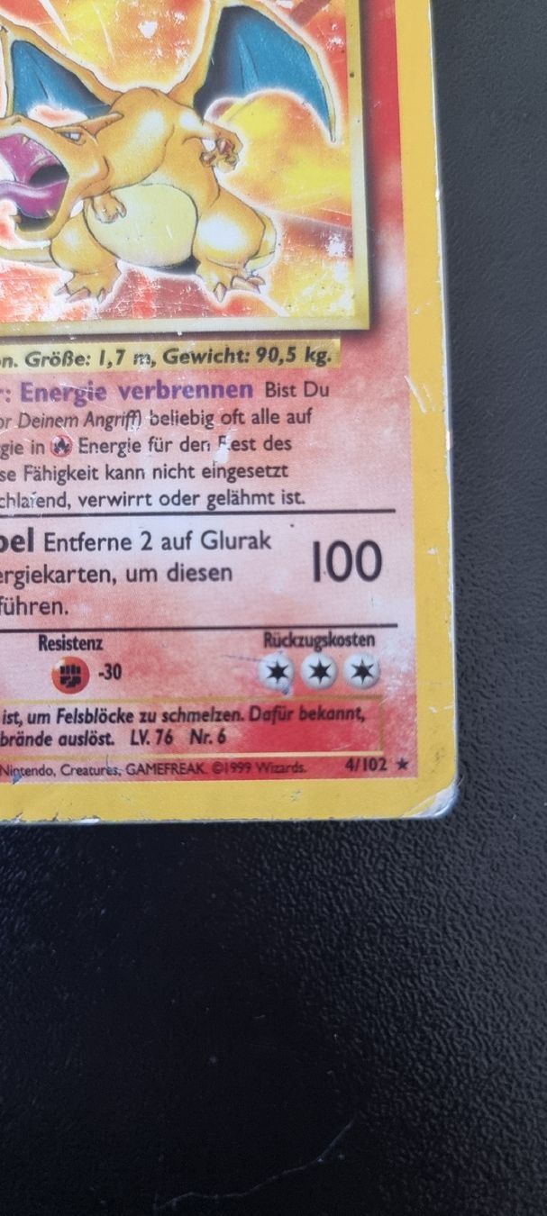 Pokémon Carte collezionabili: Glurak Holo Base Set unlimited 4/102 – Usato da Mellingen venduto da Nowl 3