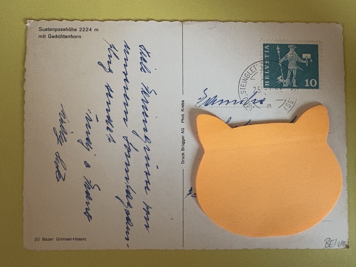 Cartoline postali: AK von Susten / Gwächternhorn – Usato da Rümlang venduto da Kartenpost1 1