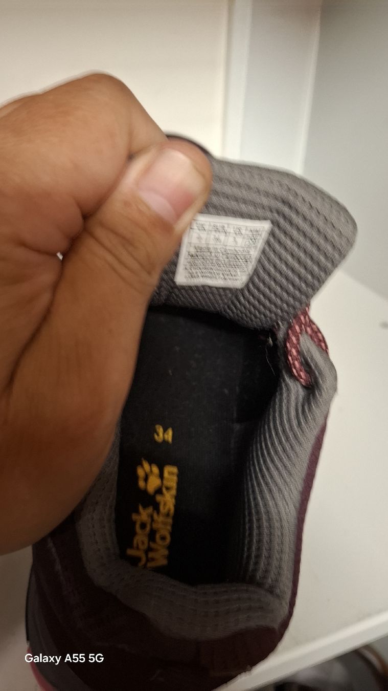 Scarpe per ragazzi: Jack Wolfskin Mädchen-Wanderschuhe, Größe 34, bordeauxrot – Nuovo (secondo la descrizione) da Sirnach venduto da donatogalella81 4