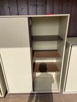 Schiebetürenschrank Büro 105.5×153×43cm Holz (abschliessbar)