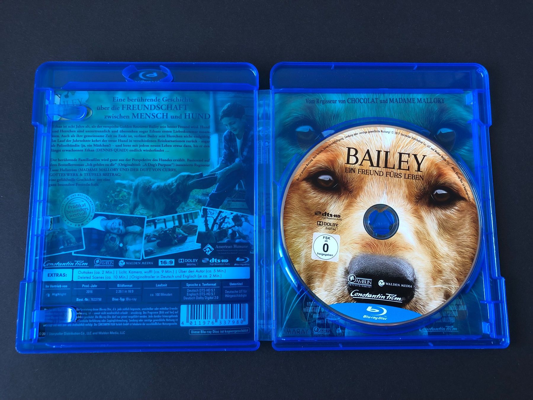 Tutti i DVDs: Bailey - Ein Freund fürs Leben (2017) - Bluray – Usato da Bern venduto da McFlurry_08 3