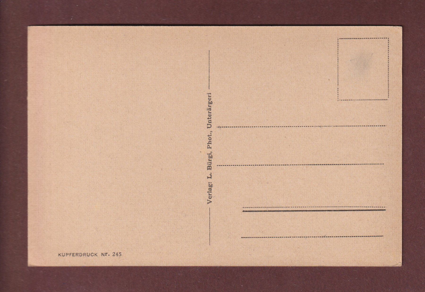 Cartoline postali: Abend am MORGARTEN DENKMAL – Usato da Pully venduto da nicecards-shop 1