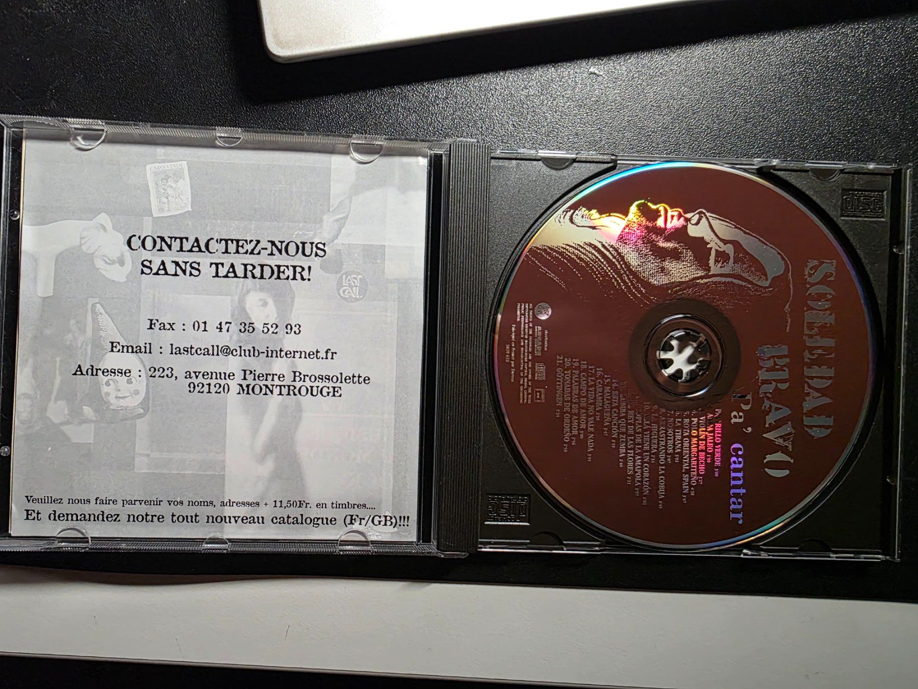 CD: CD - Soledad Bravo - Pa' Cantar - 1998 – Usato da Walterswil BE venduto da Lonitti 2