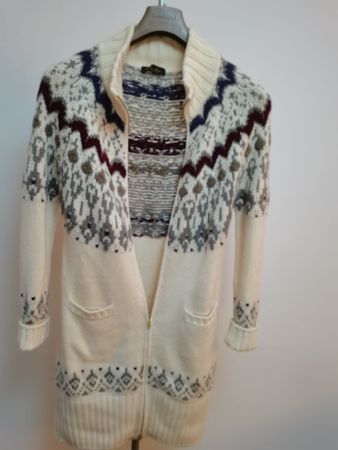 Cardigan Loro Piana cashmere collo staccabile tg. M 👍 42