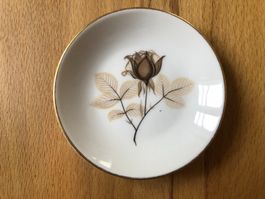 Rosenthal Schale Ringschale Porzellan Weiss Rose Vintage
