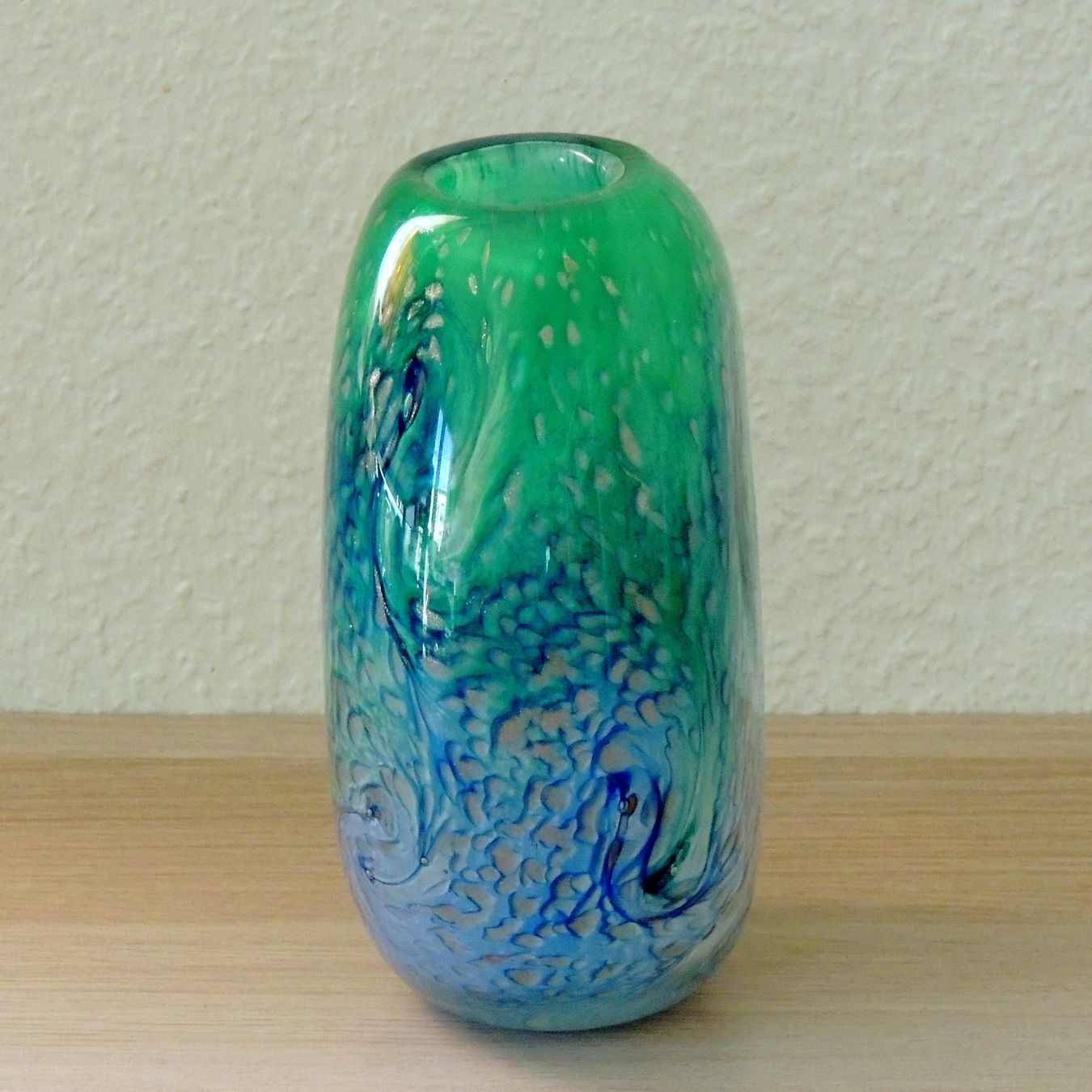 Vasen & Gefässe: Vase d'art en verre soufflé, Gabriel Milesi, Pérouges France – Gebraucht aus La Chaux-de-Fonds von Helene2300 4