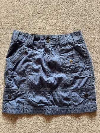 Blue Mini Skirt with Pockets - Perfect for Summer!