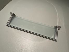 Glasregal - Ablage aus Glas-  2 Stück