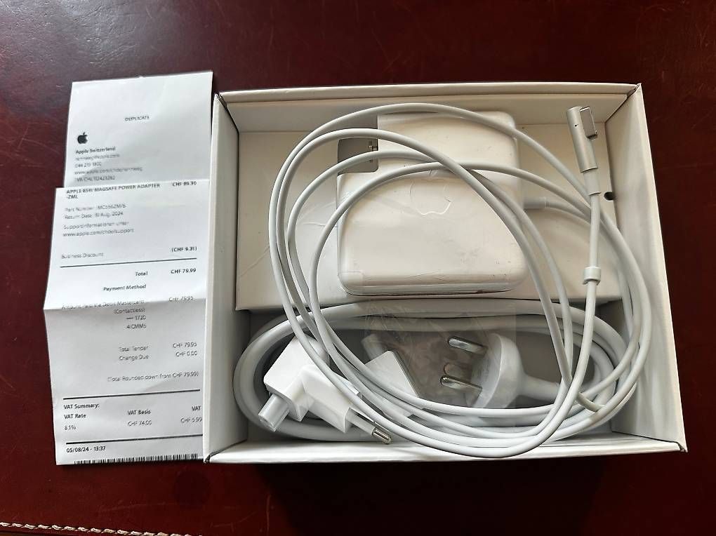 Caricabatterie: Apple 85W MagSafe Power Adapter – Usato da Glattfelden venduto da BMWF 1