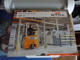 Elektro - Gabelstapler RXE 15 von Still Metall Model OVP