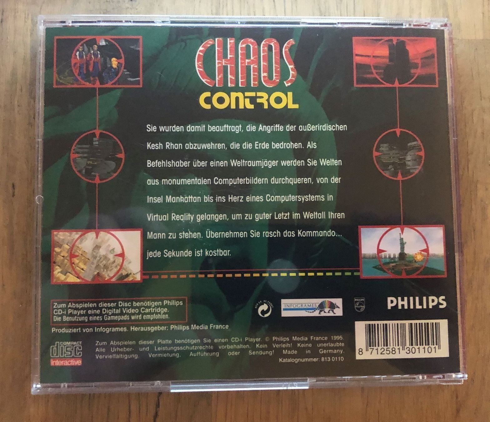 Spiele: Chaos Control für Philips CD-i – Gebraucht aus Kestenholz von Matti_10 1