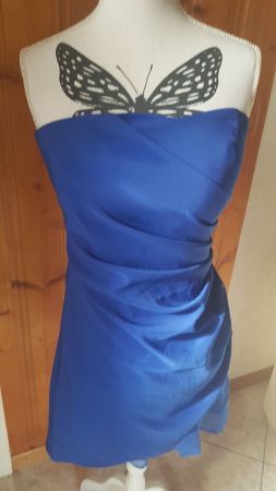 Robe bustier grandeur XS bleu marque Vila