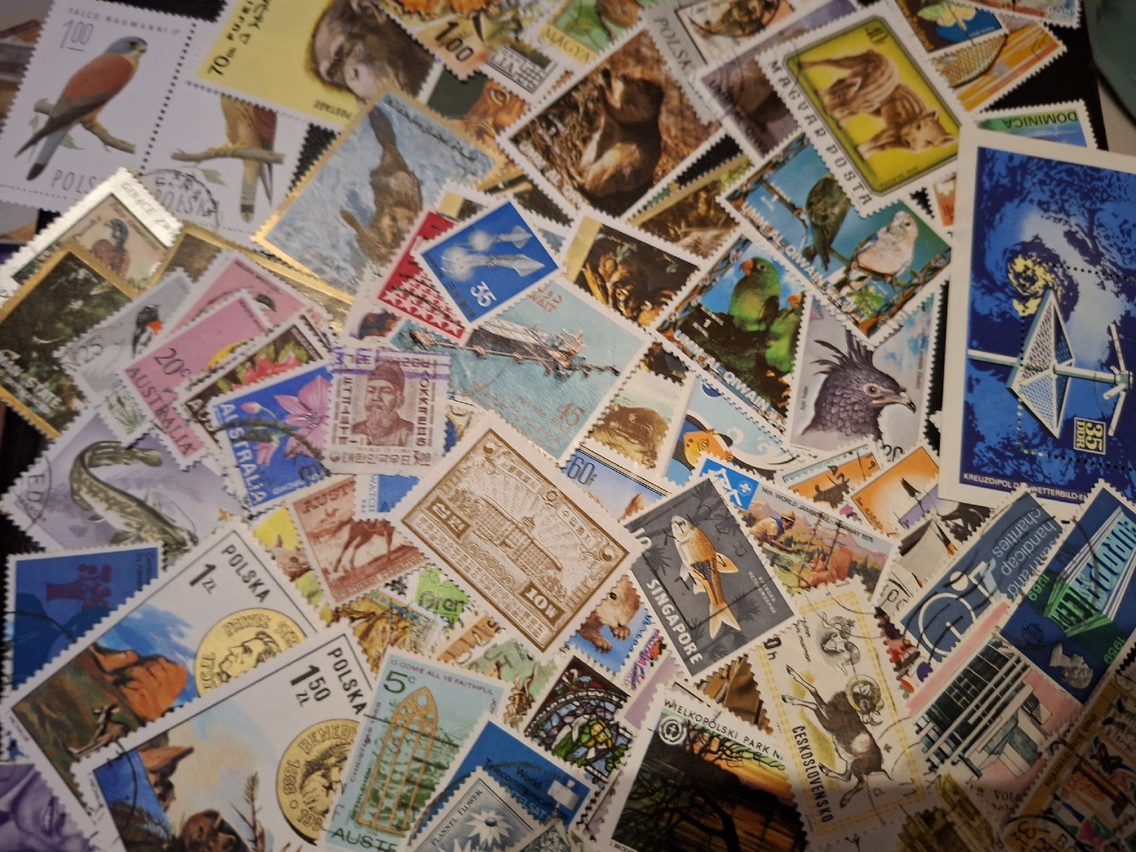 Alle Briefmarken: Lot Motiv Marken div. Länder – Gebraucht aus Balgach von SIMEON27 2