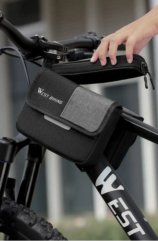 Borse: Fahrrad Rahmentasche mit Handyhalter & Touchscreen VTT – Nuovo e nell'imballaggio originale da Genève venduto da Anna-38 9