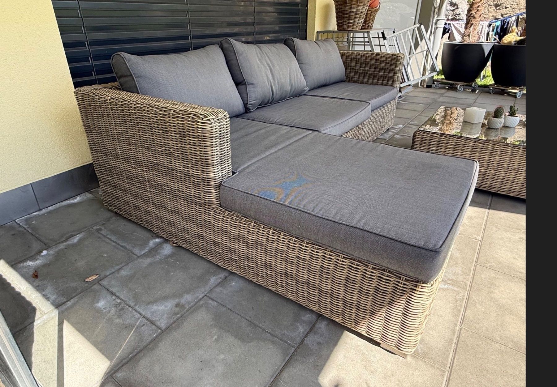 Divani: Gartenlounge, Rattanlounge – Usato da Hildisrieden venduto da Flyer62 2