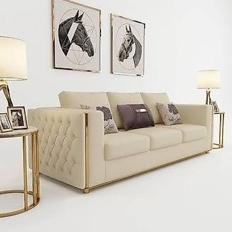Sofas: Modern JVMOEBEL Leather Fabric Sofa 3-Seater Couch – Gebraucht aus Zug von jvmoebel-schweiz 2