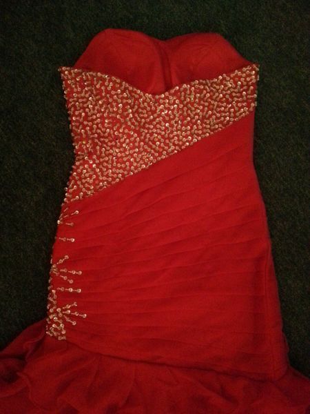 Vestiti: Abendkleid rot Chiffon Gr.  42 – Nuovo e nell'imballaggio originale da turbenthal venduto da lory300zx 3