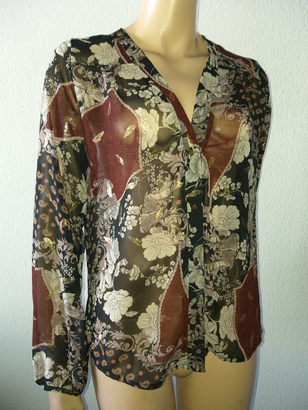 Morgan Camicette: MORGAN Blouse / Bluse (transparent) taille / Grosse 36 – Usato da Cossonay-ville venduto da Super-Price-Quality 2
