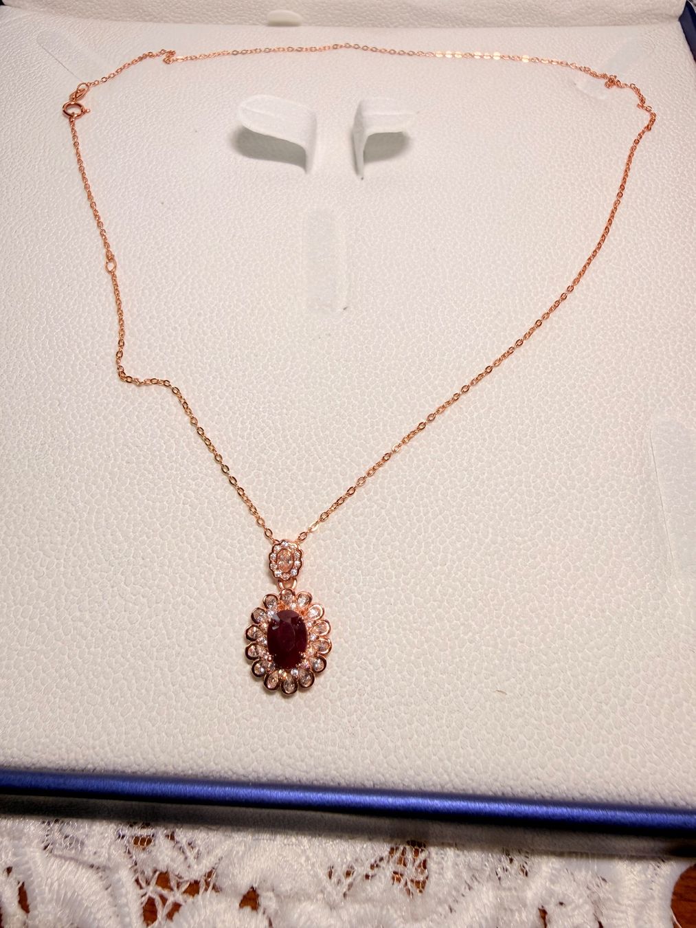 Catenine: Collier Passion Rubis – Nuovo e nell'imballaggio originale da St-Maurice venduto da Sandrinette123 2