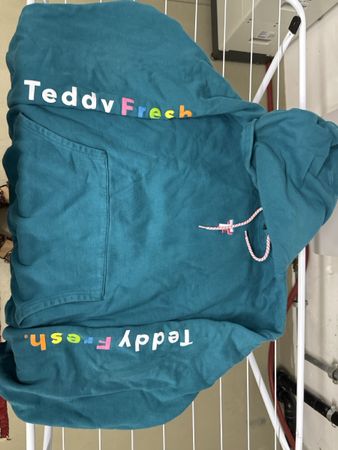 Teddy Fresh Kapuzenpullover petrol Grösse L Baumwolle