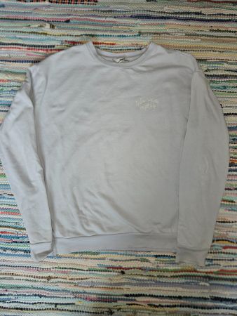 Tally Weijl Sweatshirt Gr. M, hellblau, Vintage Look