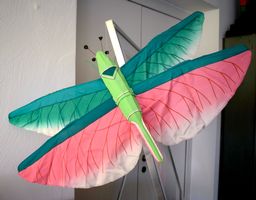 Gr. Schmetterling China Vintage OVP Flying Mobile Dekoration