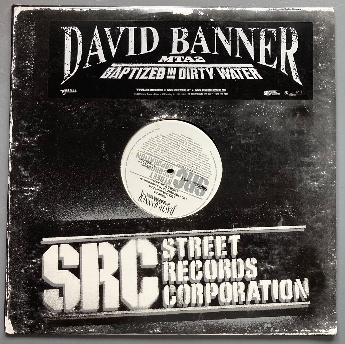 Dischi in vinile: DAVID BANNER - MTA2: BAPTIZED IN DIRTY WATER – Usato da Poliez-Pittet venduto da Newtown-Records
