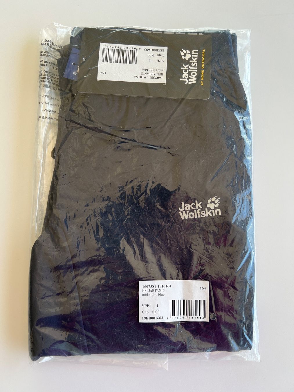 Jack Wolfskin Pantaloni: Jack Wolfskin Softshellhose Hose Trekkinghose - 164 - neu – Nuovo e nell'imballaggio originale da Büetigen venduto da Jabo 1