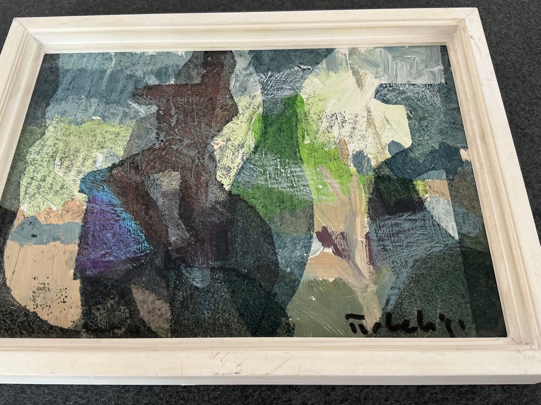 Gemälde: Original von Lajos Tschelgi – Gebraucht aus Zürich von tan_go 2
