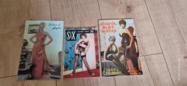 3 Stk. 60er Jahre Erotik Magazin Raritäten