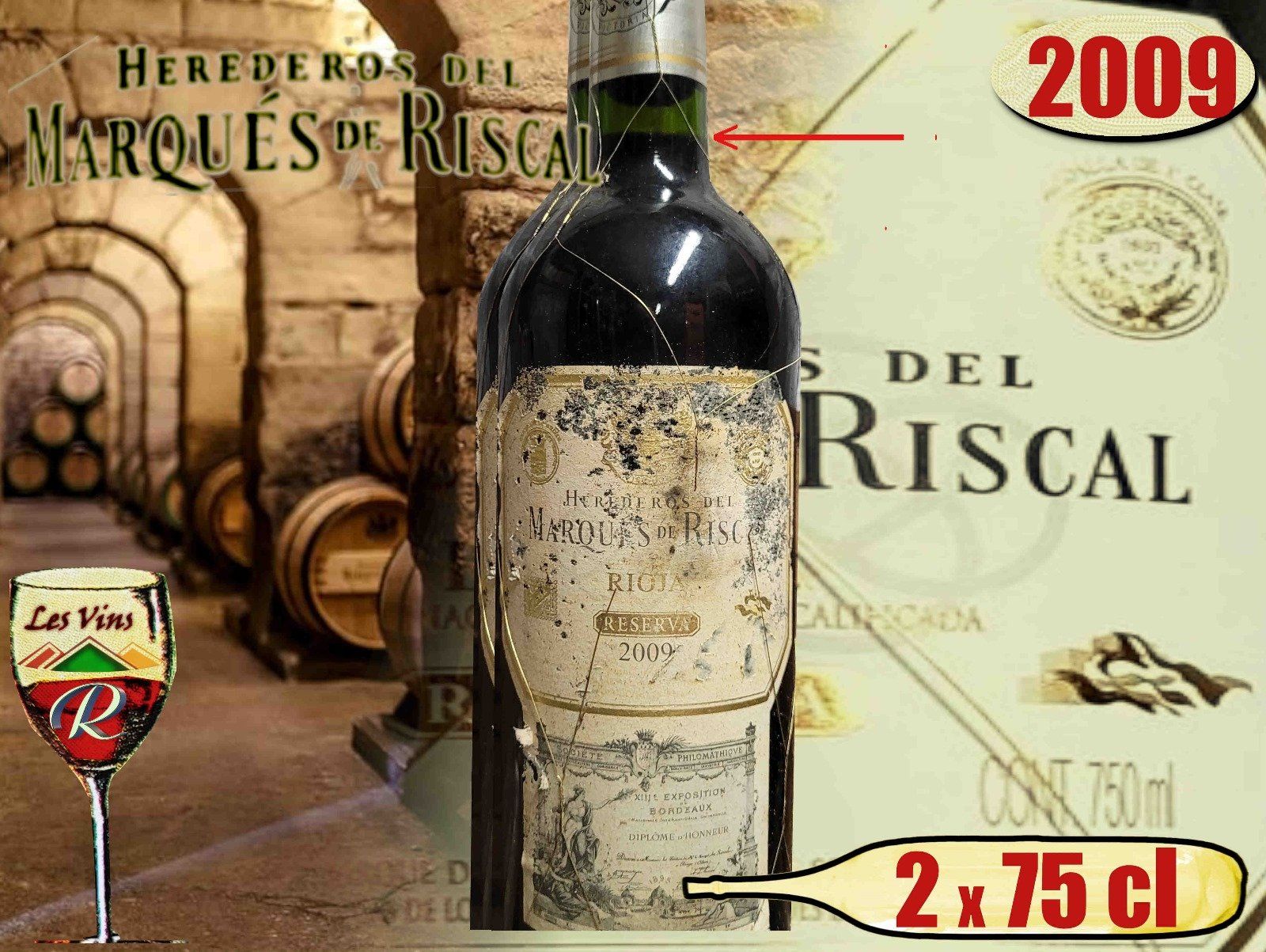 Rioja Vino: Marqués de Riscal Rioja Reserva 2009, lot de 2 bte DOC – Usato da Fribourg venduto da pier_aug