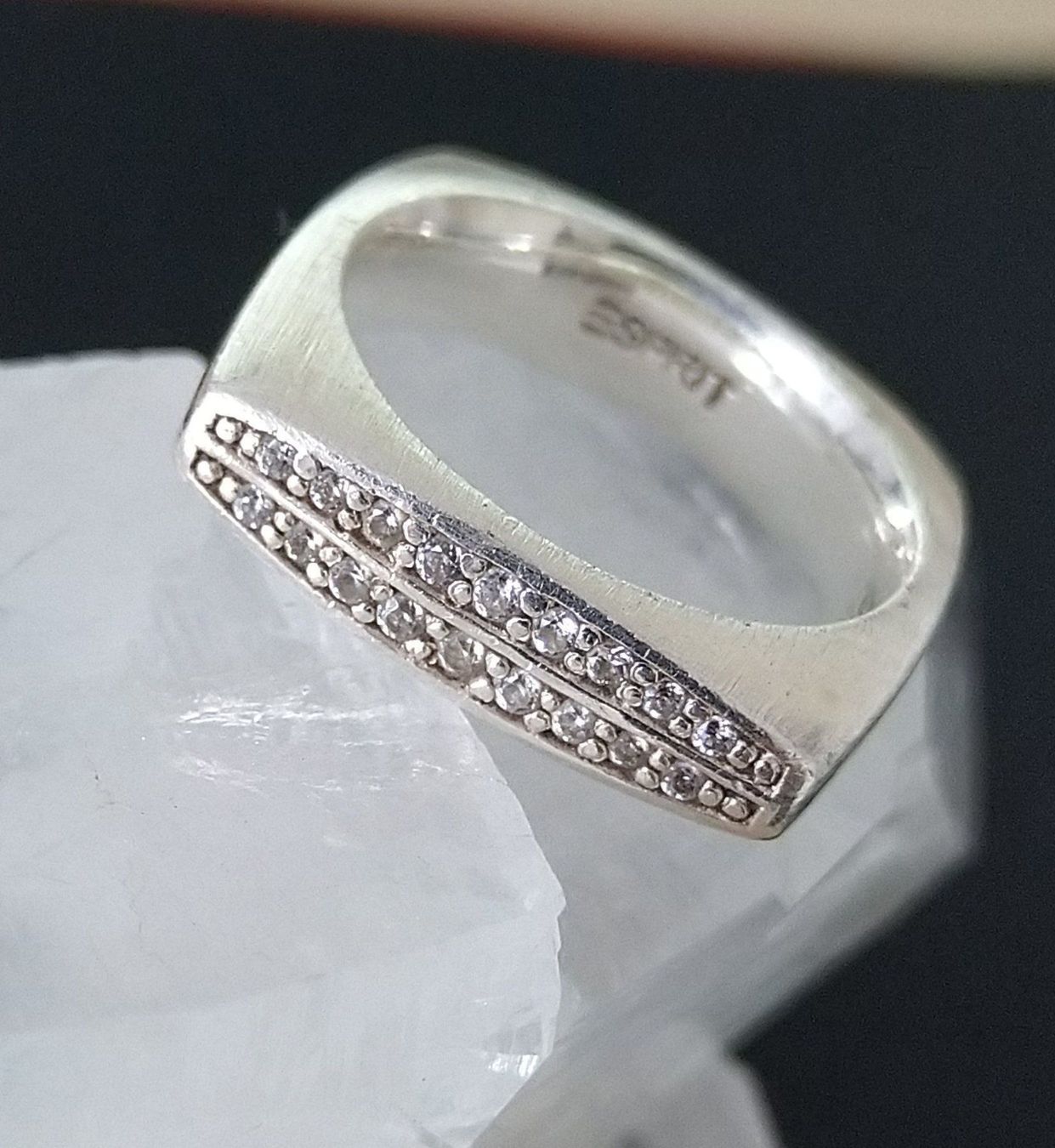 Anelli: ESPRIT RING MIT ZIRKONIA IN 925 SILBER – Usato da Romanshorn venduto da BoutiqueA 1