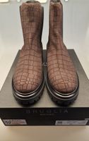 Damenschuhe Stiefeletten echt Leder Grösse 39 Bruglia Milano