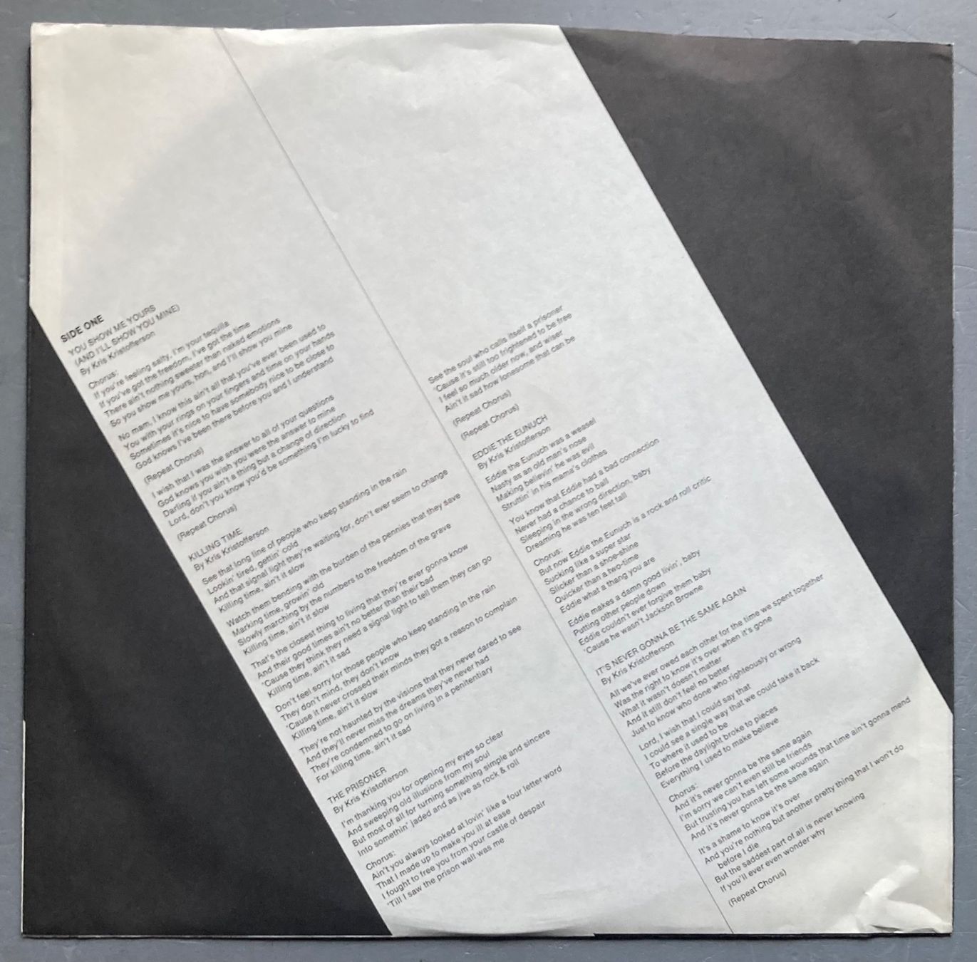 Dischi in vinile: KRIS KRISTOFFERSON - SURREAL THING – Usato da Poliez-Pittet venduto da Newtown-Records 2