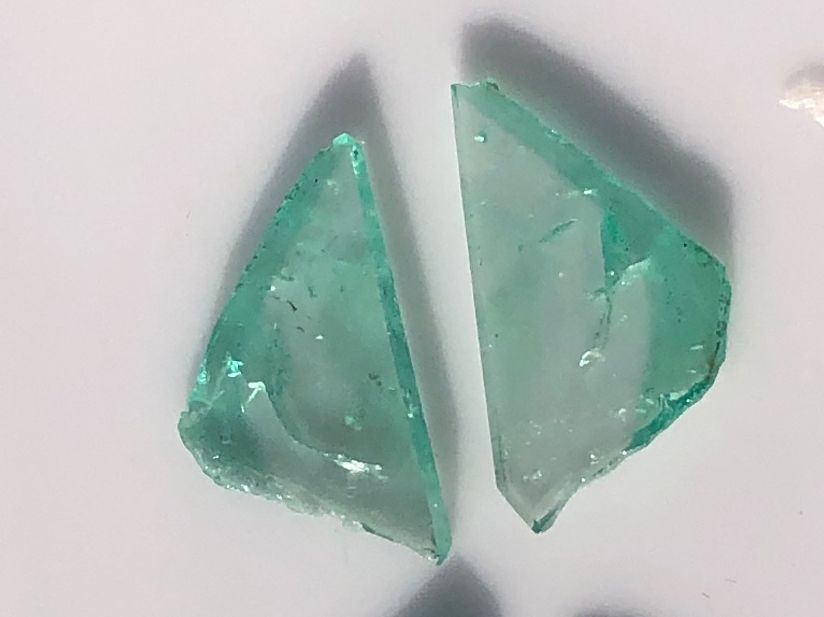 Edelsteine: SMARAGD sym. Kristall Scheiben   14.5cts   Ural / Sibirien – Neu (gemäss Beschreibung) aus Thun von klarstein