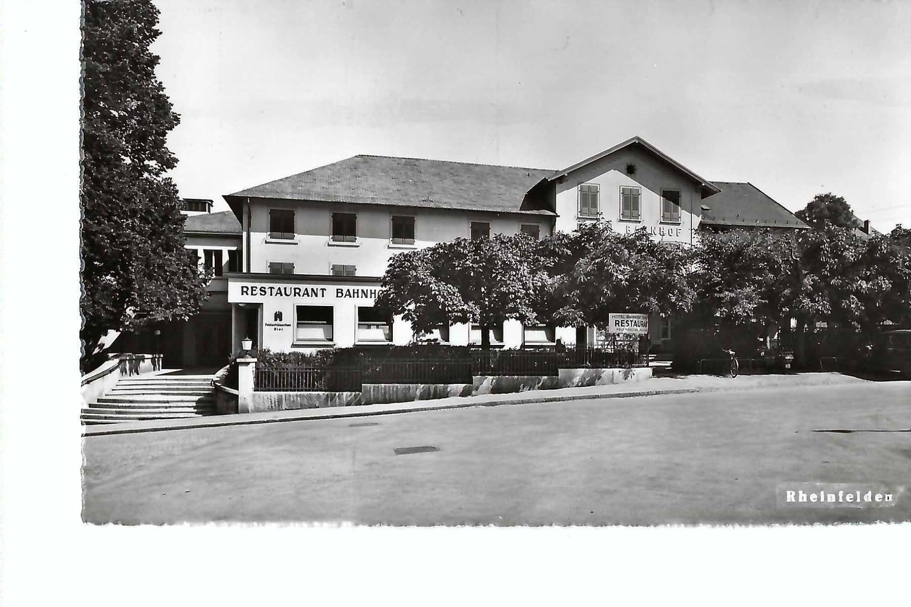 Cartoline postali: Rheinfelden, Restaurant Bahnhof! – Usato da Thun venduto da 44wart