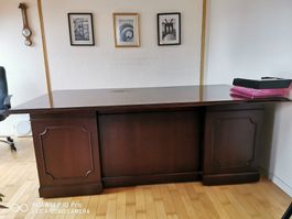 Original Gunlocke Schreibtisch antik im Anwaltsstil