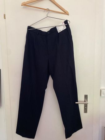 UNIQLO Herren Anzughose dunkelblau