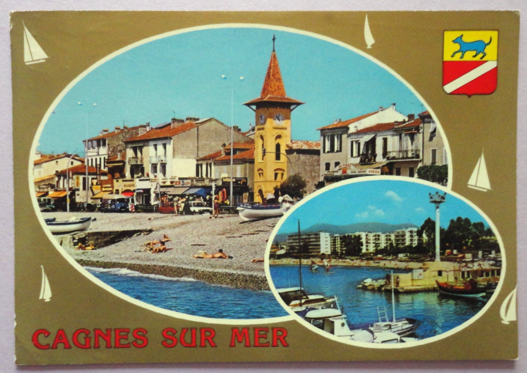 Cartoline postali: Cagnes sur Mer – Difettoso da Fétigny venduto da Billy2miny